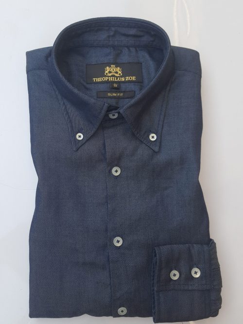 Navy Chambray Shirt